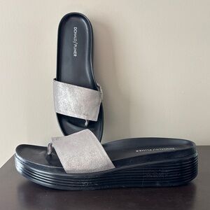 Donald J. Pliner Women's Metallic Slide Sandals